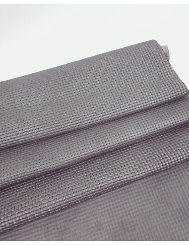 Alloy Metallic Basket Wave Embossed Premium Texture Leather