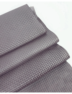 Alloy Metallic Basket Wave Embossed Premium Texture Leather