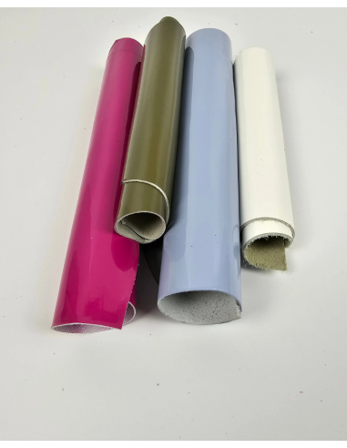 0.5kg: Patent Scraps | Offcuts | Pieces | Pack Leather