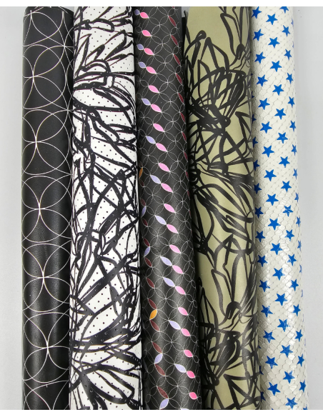 0.5kg: Pattern Scraps | Offcuts | Pieces | Pack Leather