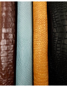 2kg: Animal Relief Embossed Premium Scraps | Offcuts | Pieces | Pack Leather 2