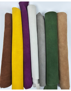 0.5kg: Suede Scraps | Offcuts | Pieces | Pack Leather 2