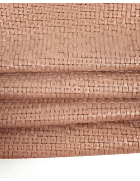 Beaver Fur Akra Embossed Premium Texture Leather