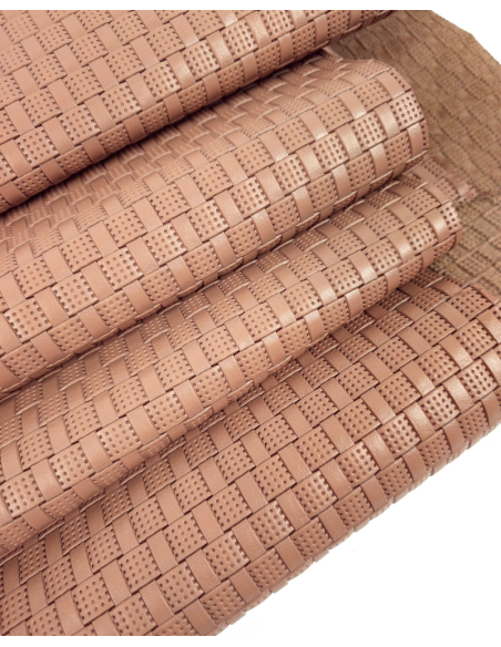Beaver Fur Akra Embossed Premium Texture Leather