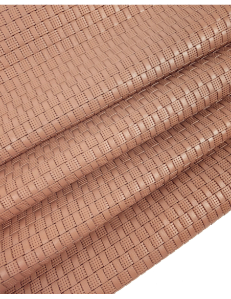 Beaver Fur Akra Embossed Premium Texture Leather