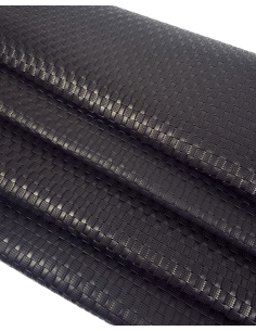 Black Akra Embossed Premium Texture Leather