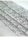 Black and White Andorra Shadow Pattern Printed Leather
