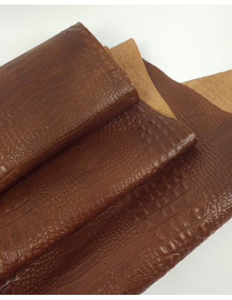 Tortoise Shell Crocodile Alligator Leather Embossed Texture Amazing Relief OZ 2018 V2
