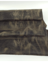 Chocolate Chip Vintage Pull Up Crocodile Alligator Leather Embossed Texture Amazing Relief OZ 2018 V2