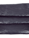 Black Metallic Finish Tripoli Palm Crackled Embossed Texture Leather