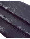 Black Metallic Finish Tripoli Palm Crackled Embossed Texture Leather
