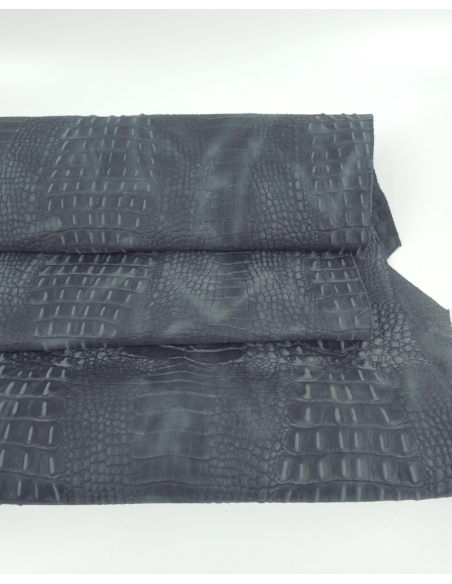 Oceanview Vintage Pull Up Crocodile Alligator Leather Embossed Texture Amazing Relief OZ 2018 V2