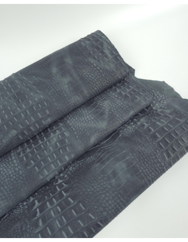 Oceanview Vintage Pull Up Crocodile Alligator Leather Embossed Texture Amazing Relief OZ 2018 V2