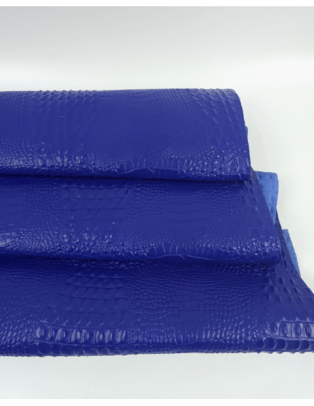 Bluing Crocodile Alligator Leather Embossed Texture Amazing Relief OZ 2018 V2