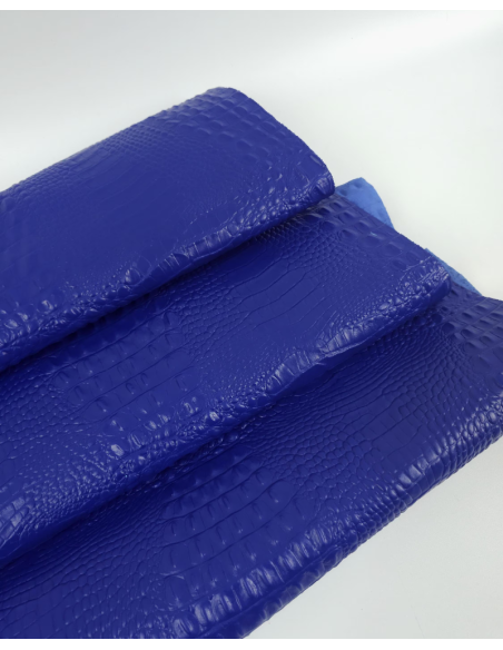Bluing Crocodile Alligator Leather Embossed Texture Amazing Relief OZ 2018 V2