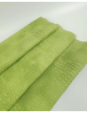 Spinach Green Vintage Pull Up Crocodile Alligator Leather Embossed Texture Amazing Relief OZ 2018 V2