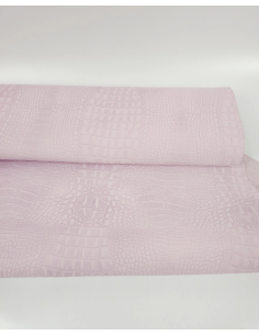 Light Lilac Crocodile Alligator Leather Embossed Texture Amazing Relief OZ 2018 V2 2