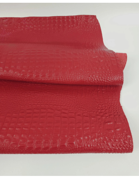 Salsa Crocodile Alligator Leather Embossed Texture Amazing Relief OZ 2018 V2