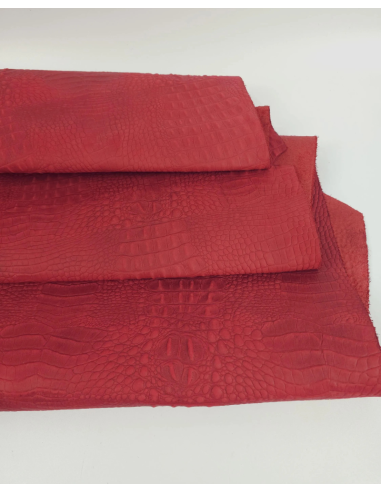 Lava Falls Crocodile Alligator Leather Embossed Texture Amazing Relief OZ 2018 V2