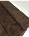 Brunette Vintage Pull Up Crocodile Alligator Leather Embossed Texture Amazing Relief OZ 2018 V2