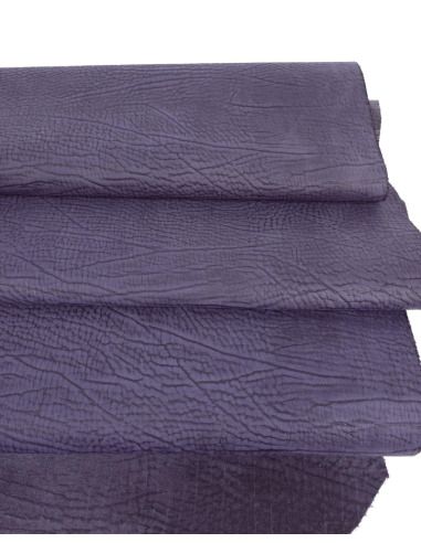 Purple Sage Elephant L32 Embossed Leather