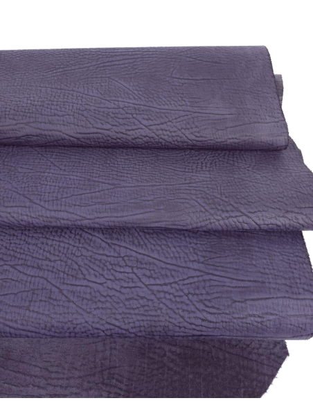 Purple Sage Elephant L32 Embossed Leather