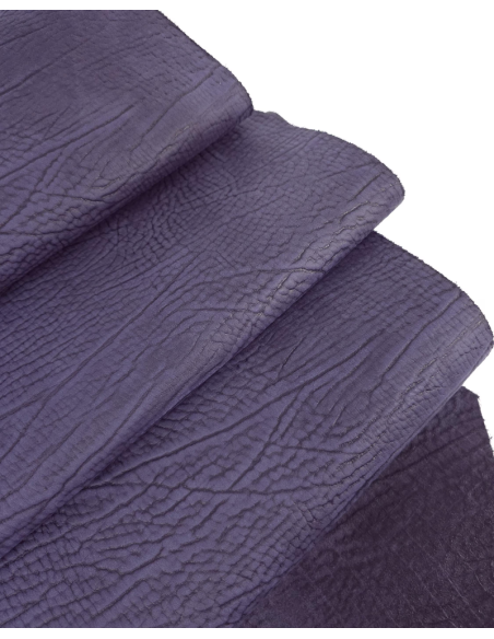 Purple Sage Elephant L32 Embossed Leather