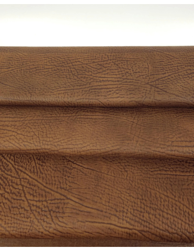 Monks Robe Vintage Pull Up Elephant L32 Embossed Leather