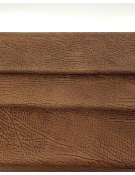 Monks Robe Vintage Pull Up Elephant L32 Embossed Leather