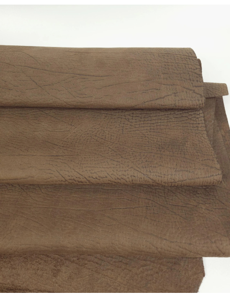 Rubber Elephant L32 Embossed Leather
