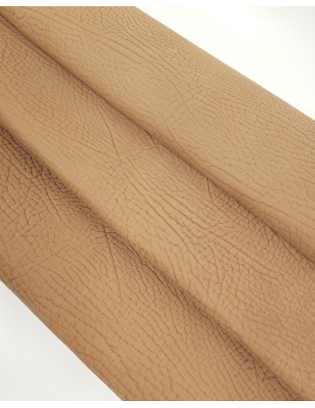 Biscuit Elephant L32 Embossed Leather