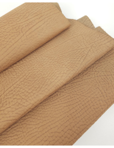 Biscuit Elephant L32 Embossed Leather