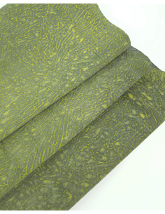 Grey and Lime Elephant Suede Embossed Leather 2021 2
