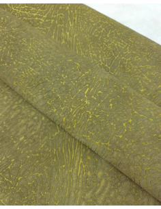 Moss and Lime Elephant Suede Embossed Leather 2021