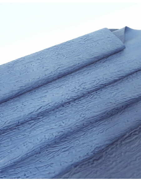 Blue Shadow Embu Embossed Premium Texture Leather