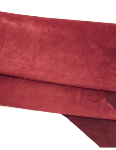 Brick Red Soft Nubuck Leather 2