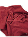 Brick Red Soft Nubuck Leather