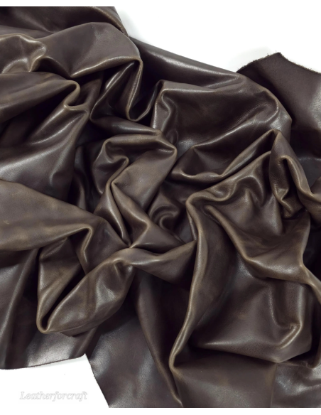 Dark Earth Malaga Bicolor Natural Vintage Full Grain Calf Leather