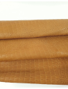 Camel Alligator Leather Embossed Amazing Relief Croco 0Z 1581