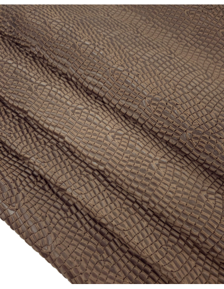 Carafe Crocodile Alligator Leather Embossed Texture Amazing Relief LFC 2023