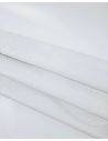 White Ostrich Embossed Texture Leather
