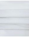 White Ostrich Embossed Texture Leather