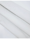 White Ostrich Embossed Texture Leather