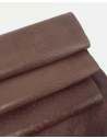Medium Brown Ostrich 2024 Embossed Texture Leather