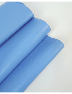 Bonnie Blue Ostrich 2024 Embossed Texture Leather