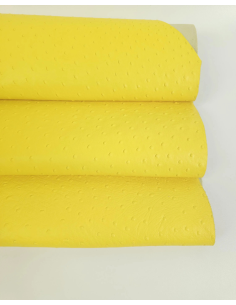 Buttercup Ostrich 2024 Embossed Texture Leather 2