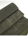 Olive Night Vintage Pull Up Ostrich 2024 Embossed Texture Leather