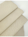 Castle Wall Ostrich 2024 Embossed Texture Leather