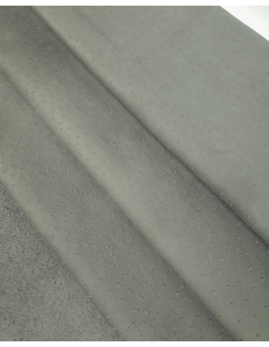 Moon Mist Ostrich 2024 Embossed Texture Leather