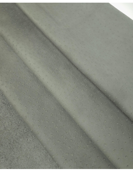 Moon Mist Ostrich 2024 Embossed Texture Leather